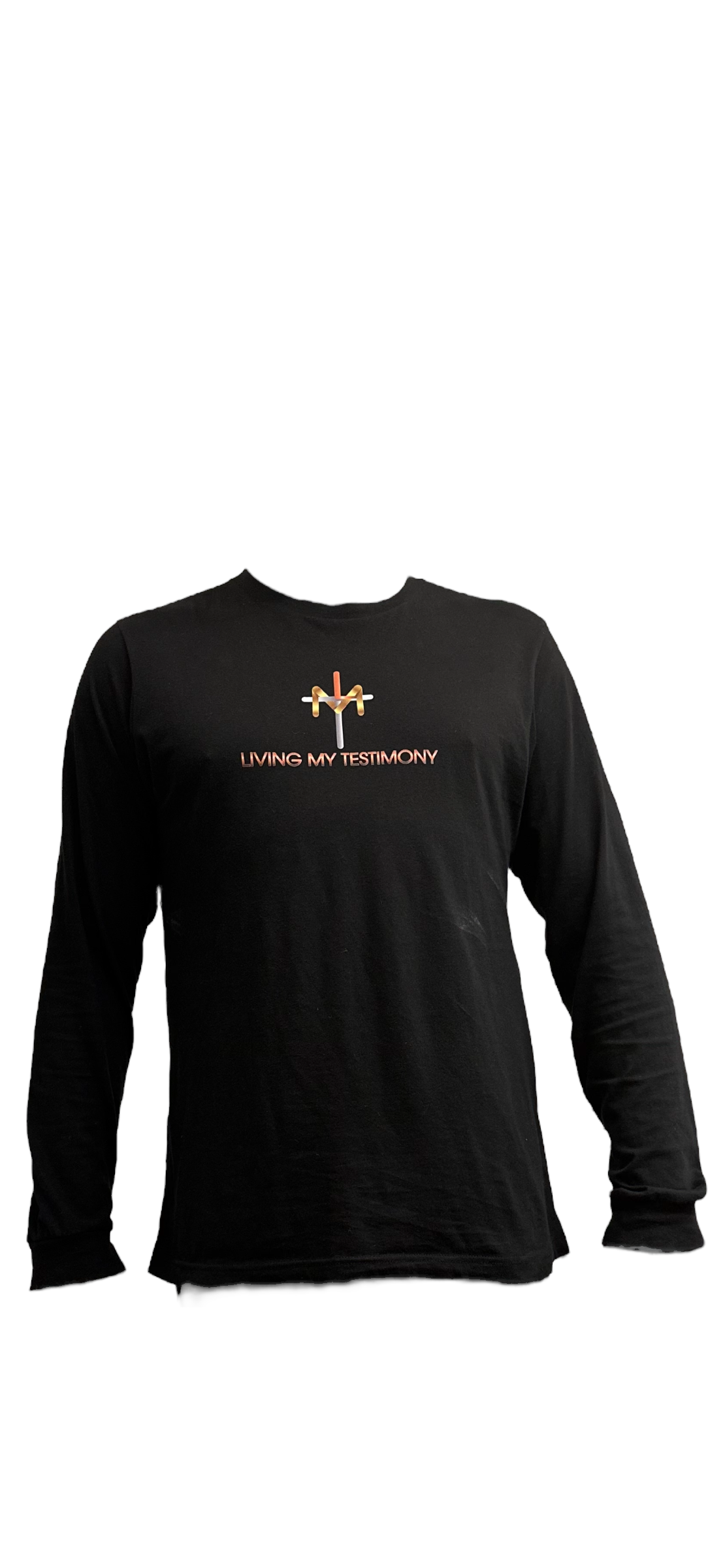 Living My Testimony (Black) Long-Sleeve